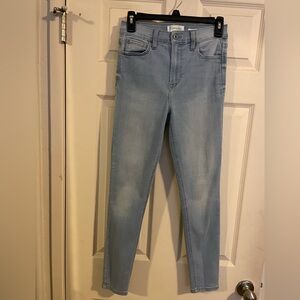 Celebrity Pink Light Wash Skinny Jeans